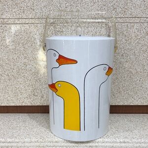 Georges Briard Charlotte Finn Tall Ice Bucket with Duck Design